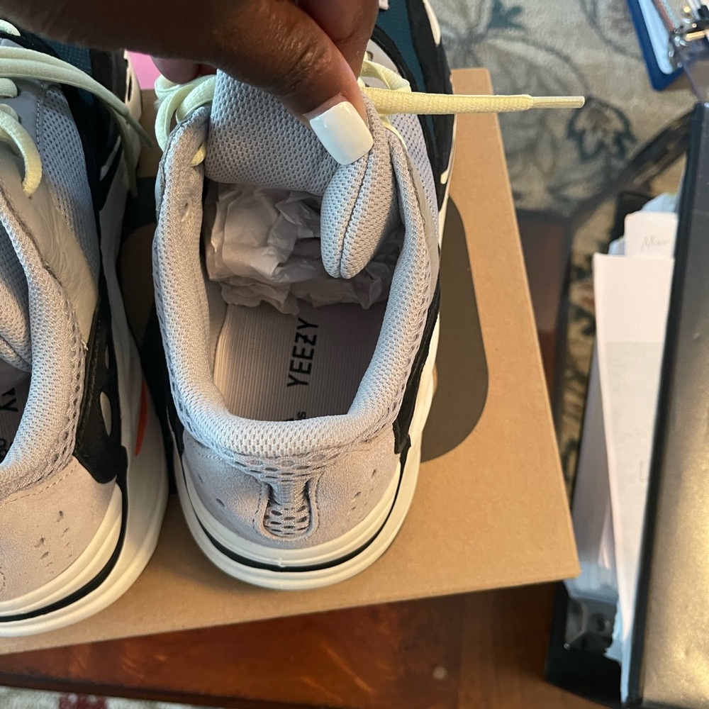 Worn once basically New Yeezy Wave runners
